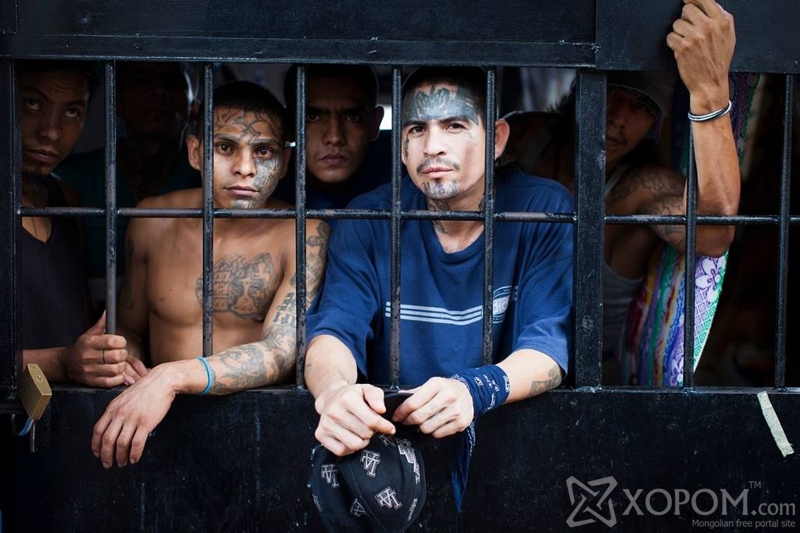 Салвадорын чанга дэглэмтэй шоронгийн хоригдлууд 1