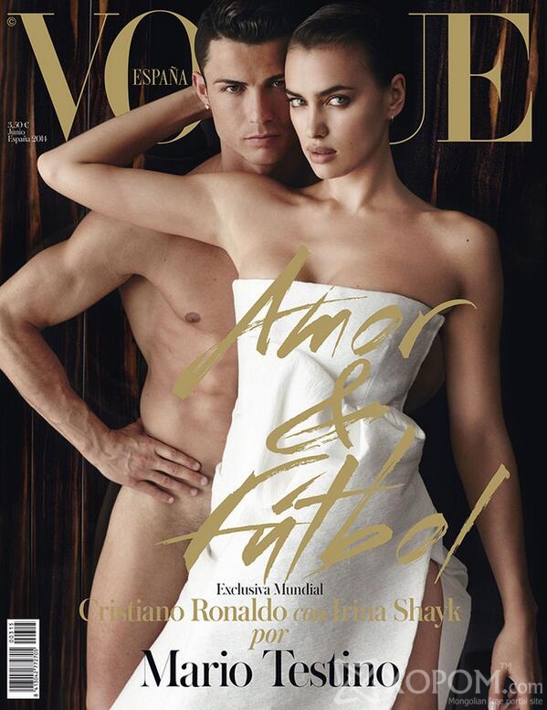 Cristiano Ronaldo найз бүсгүй Irina Shayk-ийн хамт Vogue Espana-д зориулан нүцгэлжээ 2