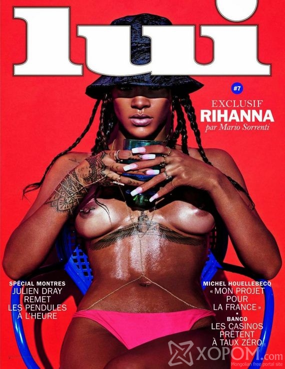 Rihanna насанд хүрэгчдийн Lui сэтгүүлд зориулан нүцгэлжээ 2
