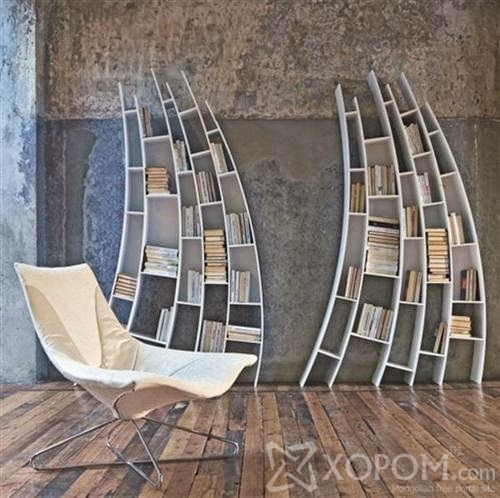 Бүтээлч загвартай номын тавиурууд 24