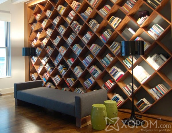 Бүтээлч загвартай номын тавиурууд 25