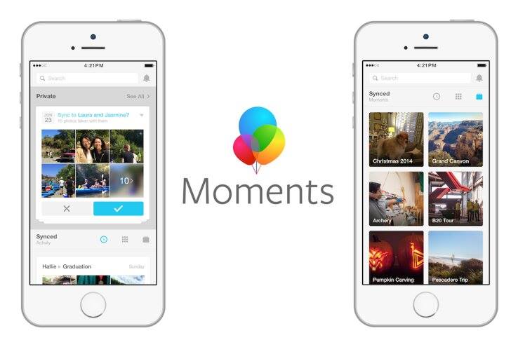 Facebook зураг хуваалцах "Moments" шинэ aппликейшнаа танилцууллаа 1