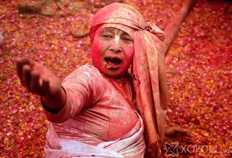 Энэтхэгийн хаврын өнгөлөг баяр болох Холи баярын зургууд 8