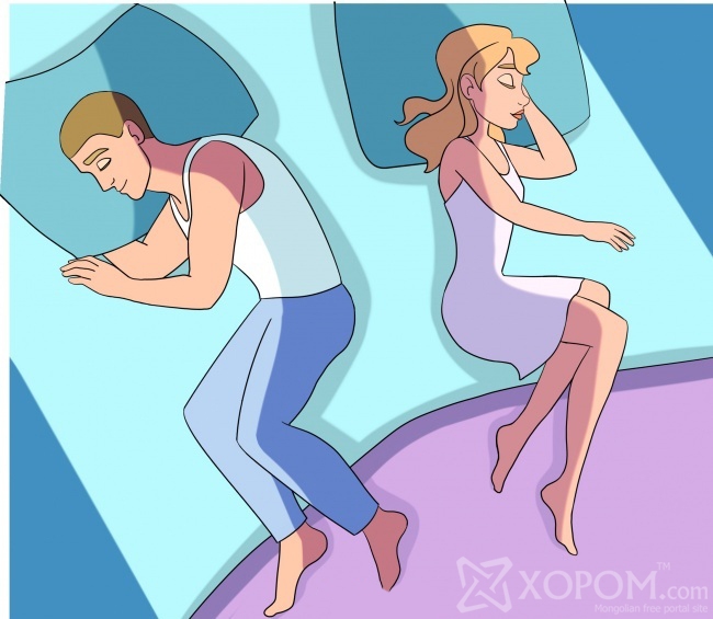 Хосуудын харилцааг унтдаг байрлалаар нь тодорхойлъё 7